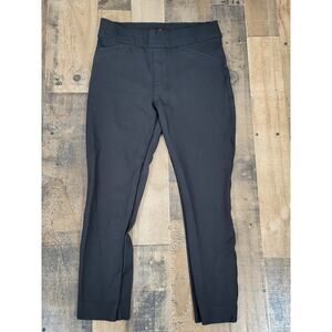 SPANX Perfect Pant Slim Straight Ankle‎ Small Petite Black Pull On Ponte 20251Q